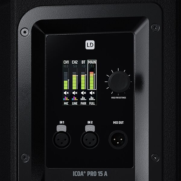 LD Systems ICOA PRO 15 A Powered Loudspeaker, New, Action Position Back