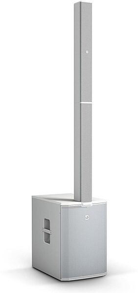 LD Systems MAUI 44 G2 Powered Column PA System, White, Main