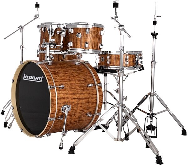 Ludwig LE522 Evolution Complete Drum Set, 5-Piece, Action Position Back