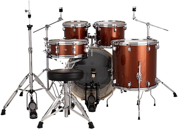 Ludwig LE522 Evolution Complete Drum Set, 5-Piece, Action Position Back