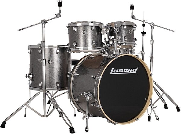Ludwig LE522 Evolution Complete Drum Set, 5-Piece, Action Position Back