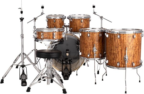 Ludwig LE622 Evolution Complete Drum Set, 6-Piece, Action Position Back