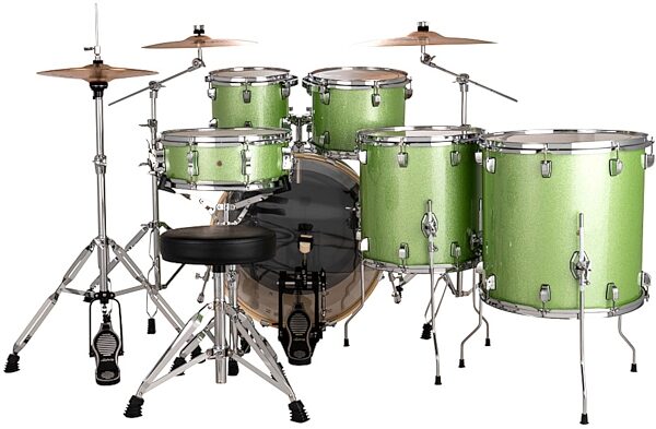 Ludwig LE622 Evolution Complete Drum Set, 6-Piece, Action Position Back