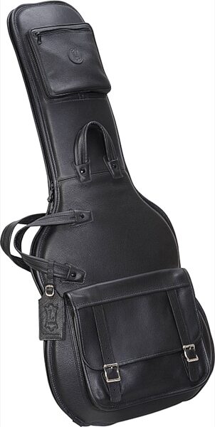 Levy's LM18 Leather Electric Guitar Gig Bag, Black
