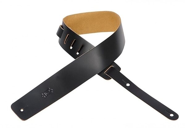 Levy's M1 2.5" Leather Guitar Strap, Black