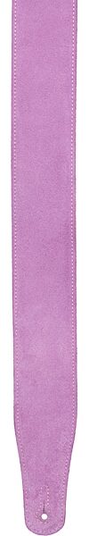 Levy's M26GFP Pastel Leather Guitar Strap, Pink, Action Position Back