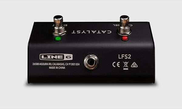 Line 6 LFS2 2-Button Footswitch, Warehouse Resealed, view
