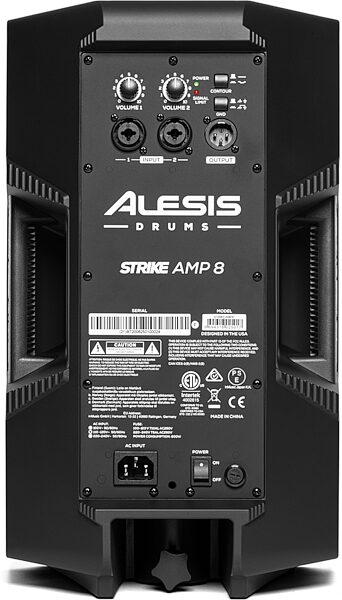 Alesis Strike Amp 8 Electronic Drum Amplifier, New, Action Position Back-