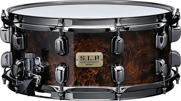 Tama SLP G-Maple Snare Drum, Kona Mappa Burl, 6x14&quot;, LGM146, Blemished, Main