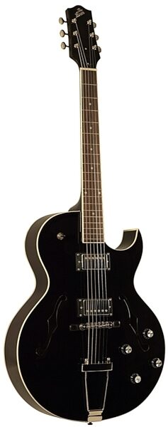 The Loar LH-280 Archtop Cutaway Electric Guitar, Black