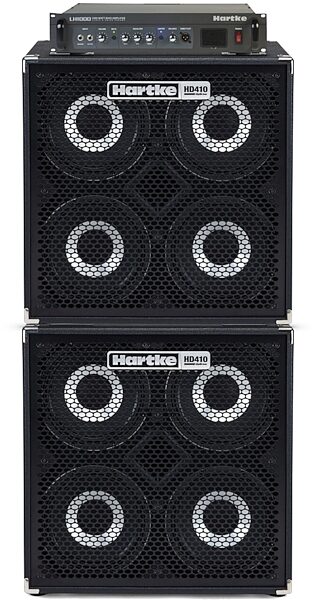 Hartke LH1000 Bass Head with Dual HD410 Bass Cabinet Full Stack Pack, Main