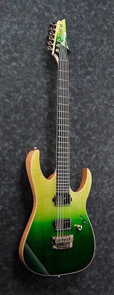 Ibanez Luke Hoskins LHM1 Electric Guitar (with Gig Bag), Angled Side