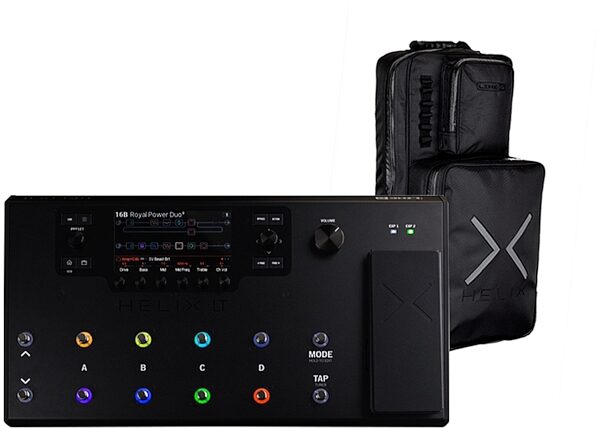 Line 6 Helix LT Modeling Electric Guitar Processor, With Free Backpack, line6