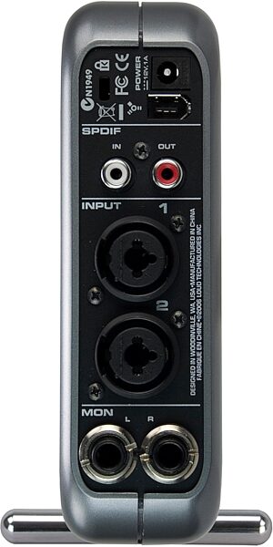 Tapco by Mackie Link.FireWire 4x6 Audio Interface, Vertical Rear