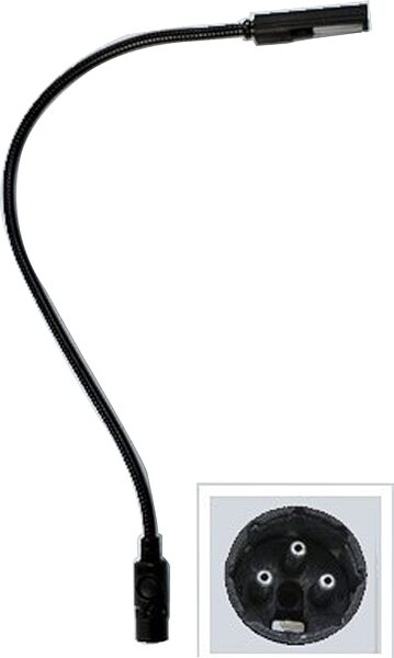 LittLite 18X-LED LED Gooseneck Console Light, Action Position Back