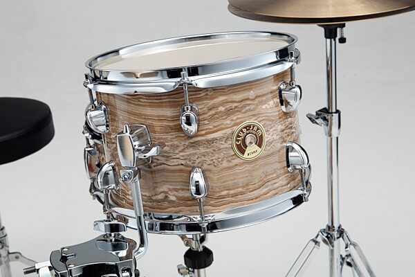 Tama LJLK48S Club Jam Drum Shell Kit, 4-Piece, Cream Marble Wrap, Action Position Back