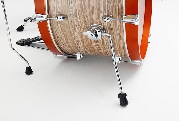 Tama LJLK48S Club Jam Drum Shell Kit, 4-Piece, Cream Marble Wrap, Action Position Back