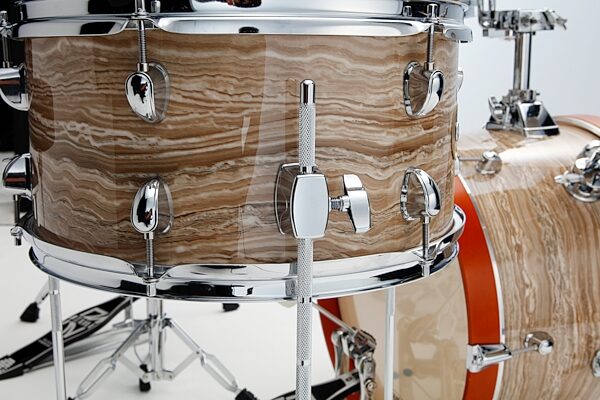 Tama LJLK48S Club Jam Drum Shell Kit, 4-Piece, Cream Marble Wrap, Action Position Back