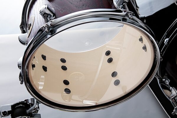 Tama LJL48S Club Jam Drum Shell Kit, 4-Piece, Satin Burgundy, Action Position Back