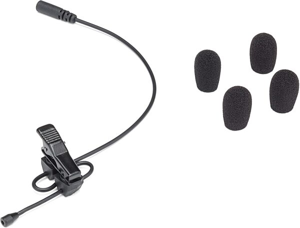 Samson LM10x Mini-Lavalier Microphone, Black, Action Position Back