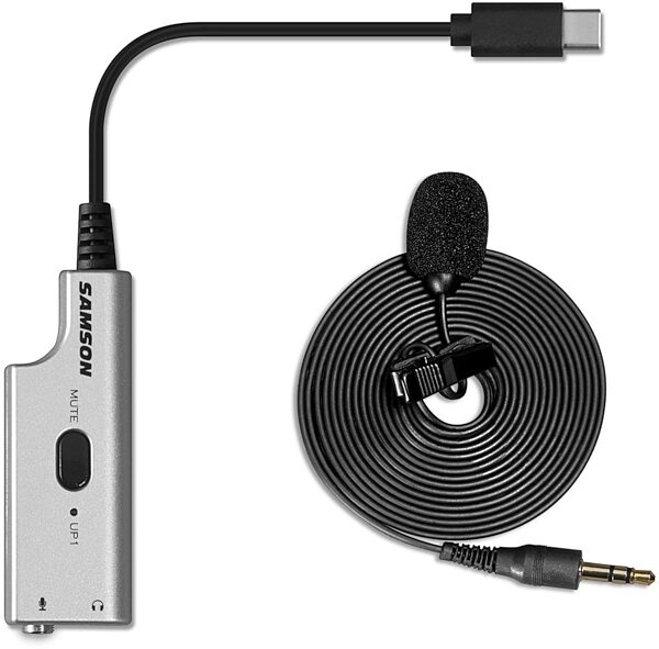 Samson LMU1 USB Broadcast Lavalier Microphone Bundle, New, Main