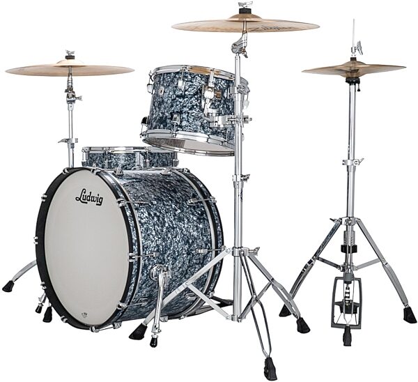Ludwig LN34233TX Neusonic FAB 3-Piece Drum Shell Kit, Action Position Back
