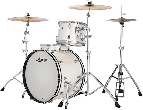 Ludwig LN34233TX Neusonic FAB 3-Piece Drum Shell Kit, Action Position Back