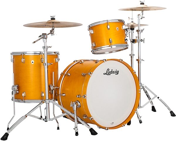 Ludwig LN34233TX Neusonic FAB 3-Piece Drum Shell Kit, Action Position Back