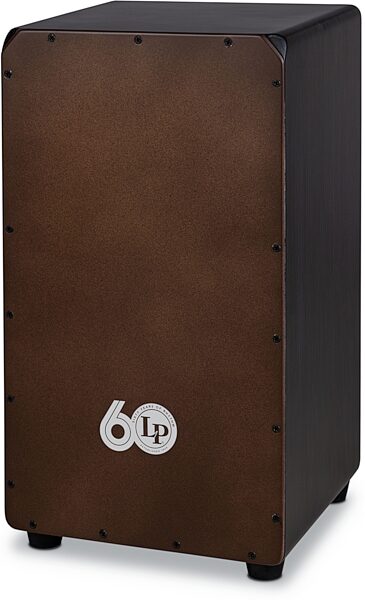 Latin Percussion 1427 60th Anniversary Groove Cajon, Rust Brown, Action Position Back