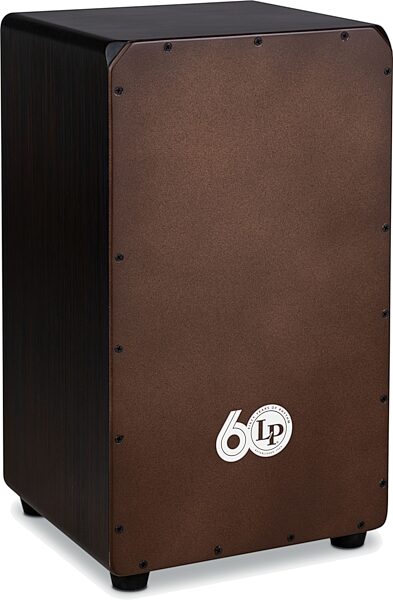 Latin Percussion 1427 60th Anniversary Groove Cajon, Rust Brown, Action Position Back