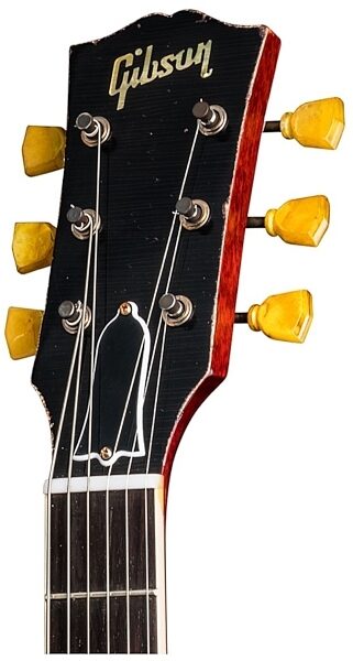 Gibson Slash 1958 Les Paul First Standard 8 3096 Aged Electric Guitar (with Case), Headstock
