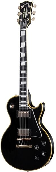 Gibson 1974 Les Paul Custom Reissue VOS Electric Guitar (with Case), Ebony