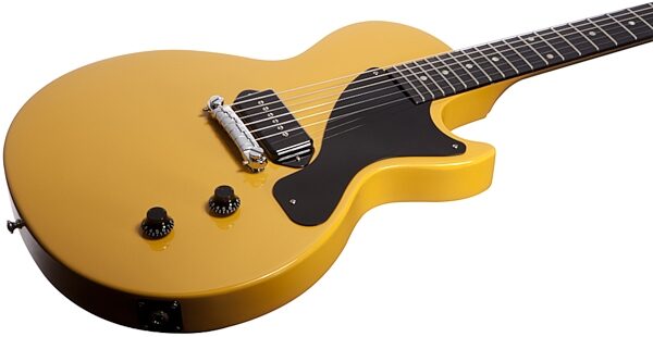 Gibson Les Paul Junior Electric Guitar with Gig Bag, Gloss Yellow Body