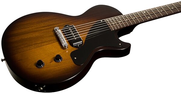 Gibson Les Paul Junior Electric Guitar with Gig Bag, Tobacco Burst Closeup