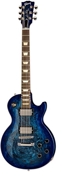 Gibson Anniversary Flood Les Paul Electric Guitar, with Case, Blue Swirl