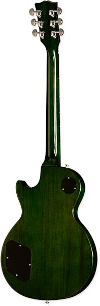 Gibson Anniversary Flood Les Paul Electric Guitar, with Case, Green Swirl - Back