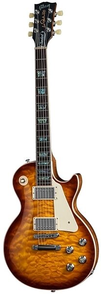 Gibson 2015 Les Paul Standard Premium Quilt Electric Guitar (with Case), Honeyburst Perimeter