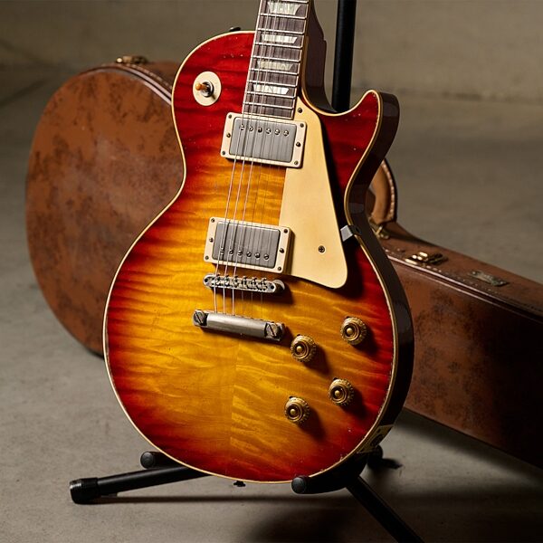 Gibson Custom Shop 1959 Murphy Lab Les Paul Electric Guitar, Brazilian Rosewood Fingerboard (with Case), Action Position Back