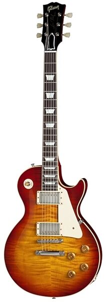 Gibson Custom 1959 Les Paul Standard Reissue Electric Guitar (with Case), Washed Gloss Cherry