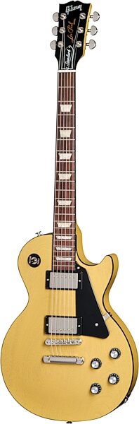 Gibson Les Paul Standard '60s Mahogany Top Electric Guitar (with Case), TV Yellow, Action Position Front