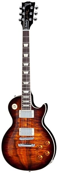 Gibson Les Paul Standard Figured Koa Electric Guitar (with Case), Desert Burst-