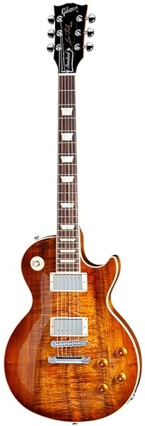 Gibson Les Paul Standard Figured Koa Electric Guitar (with Case), Honey Burst
