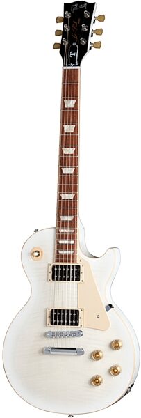 Gibson Les Paul Signature T Min-ETune Electric Guitar (with Case), Alpine White