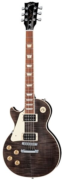 Gibson Les Paul Signature T Electric Guitar (with Case), Left-Handed, Transparent Black