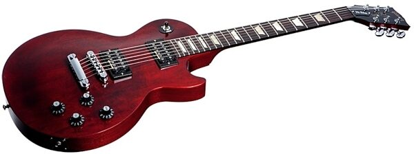 Gibson Les Paul '70s Tribute Electric Guitar (with Gig Bag), Wine Red Closeup
