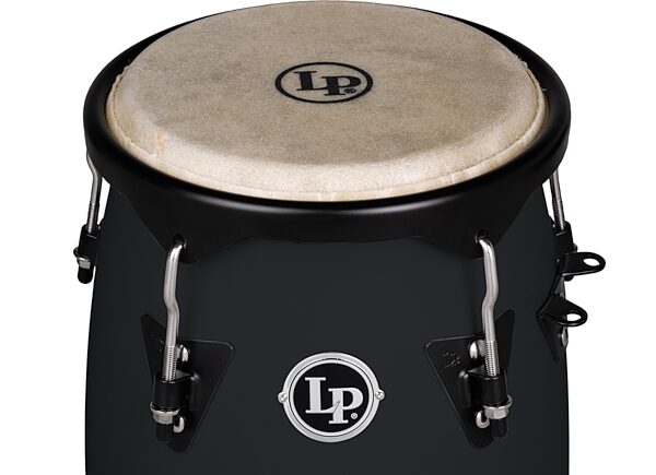 Latin Percussion Discovery Conga Set, Onyx, 10 inch and 11 inch, Action Position Back