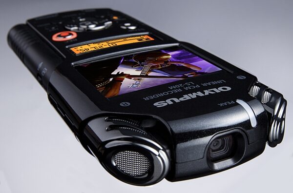 Olympus LS-20M Handheld HD Audio and Video Recorder, Angle 2