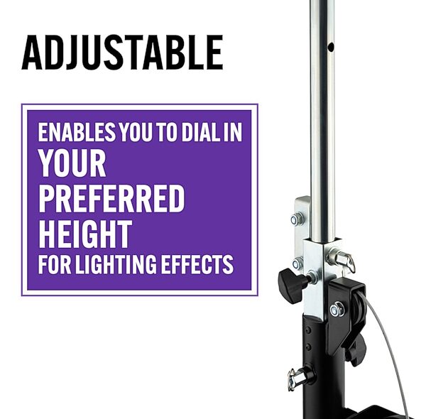 On-Stage LS9900B Crank-Up Lighting Stand, New, Detail Front