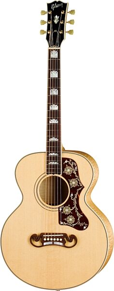Gibson L-200 Emmylou Harris Jumbo Acoustic-Electric Guitar (with Case), Antique Natural