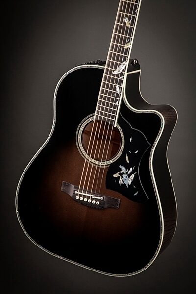 Takamine LTD2014 Cutaway Acoustic-Electric Guitar, Glamour View 1